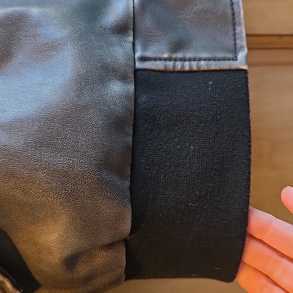 Copperose Paris Black Leather Bomber Jacket s/m - Picture 3 of 8